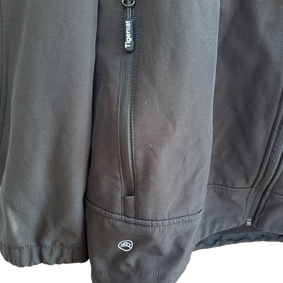 2/$30 Tigercat H2Xtreme Stormtech Waterproof Jacket Size 2XL Zip Up Black Work - Picture 4 of 15